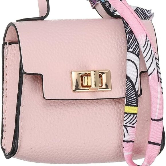 Handbags - Mini Coin Purse Keychain Soft Leather Backpack Key Chain Clasp Classy Statement